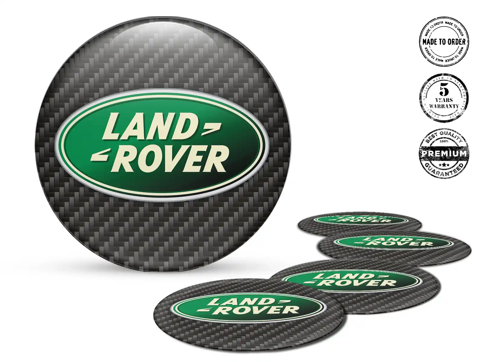 Land Rover Pegatina en Aros Edición Personalizada de Epoxi